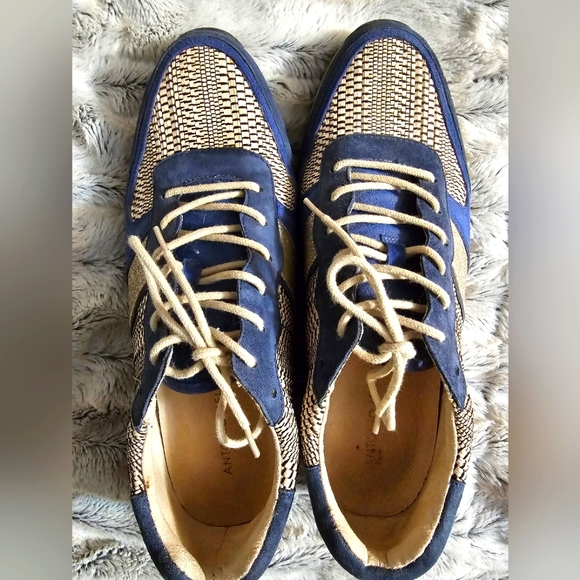 Antonio Melani Suede Leather Sneakers - Picture 3 of 5